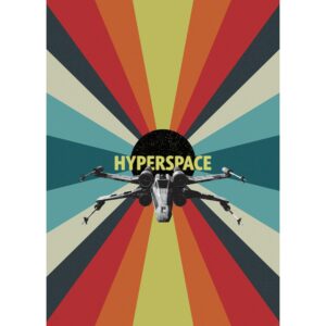 Komar Vliesfototapete Star Wars Hyperspace 200 cm x 280 cm