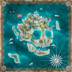 Komar Vliesfototapete Skull Island 250 cm x 280 cm