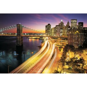 Komar Fototapete NYC Lights 368 cm x 254 cm FSC®