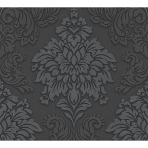 A.S. Creation Vliestapete Metropolitan Stories Lizzy London Damask Schwarz FSC®