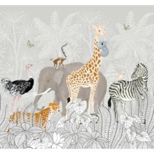 Art for the Home Fototapete Kids jungle  280 x 300 cm