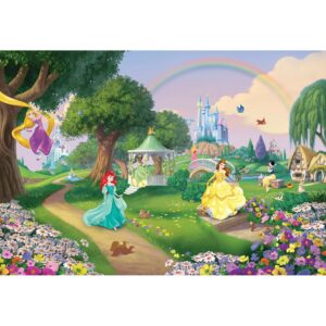 Komar Fototapete Disney Princess Rainbow 368 cm x 254 cm FSC®