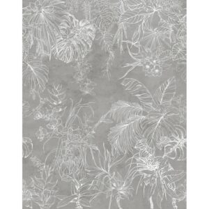 Schöner Wohnen Vliestapete 2 DD Floral Braun-Weiß 270 x 212 cm FSC®