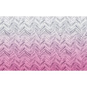 Komar Fototapete Vlies Herringbone Pink  400 x 250 cm