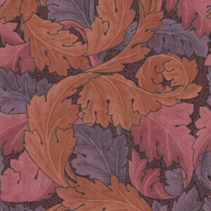 William Morris at Home Vliestapete Acanthus 10 m x 52 cm Lila FSC®