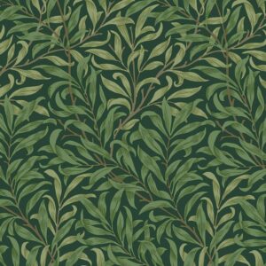 William Morris at Home Vliestapete Willow Bough 10 m x 52 cm Grün FSC®