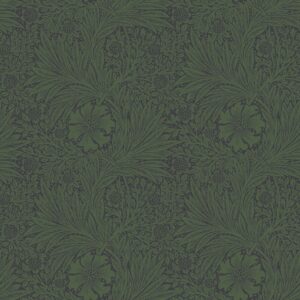 William Morris at Home Vliestapete Marigold Fibrous 10 m x 52 cm Grün FSC®