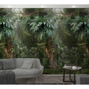 Marburg Vliestapete Floral Wald Grün 270 cm x 159 cm FSC®