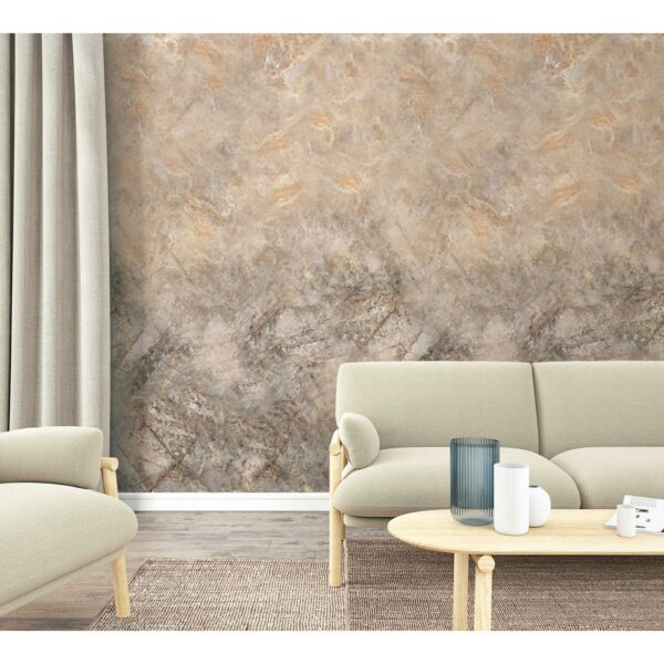 Marburg Vliestapete Marmoroptik Beige 270 cm x 159 cm FSC®