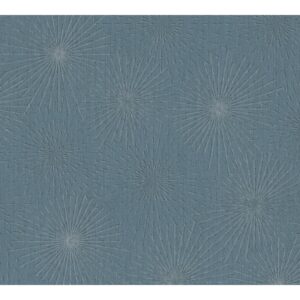 A.S. Création Vliestapete Modern Starburst Blau Silber