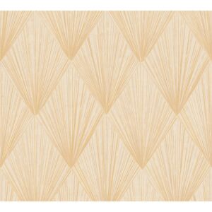 Metropolitan Stories II Vliestapete Art Deco gold beige FSC®