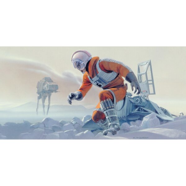 Komar Fototapete Vlies Star Wars Classic RMQ Hoth Battle Pilot  500 x 250 cm