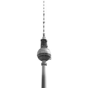 Komar Fototapete Vlies Fernsehturm  50 x 270 cm