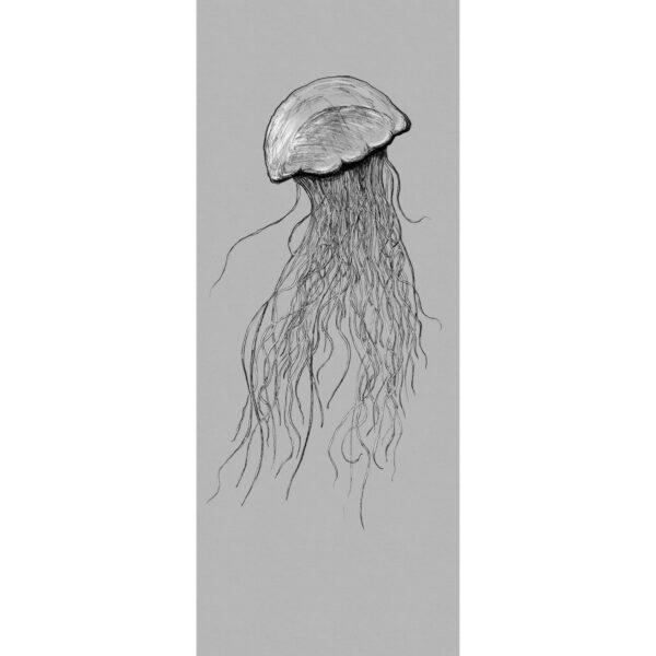 Komar Fototapete Vlies Jellyfish Panel 100 x 250 cm  100 x 250 cm