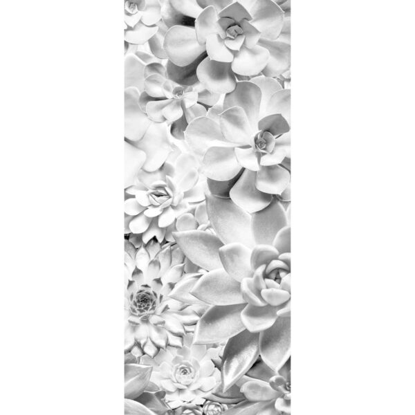 Komar Fototapete Vlies Shades Black and White Panel 100 x 250 cm  100 x 250 cm