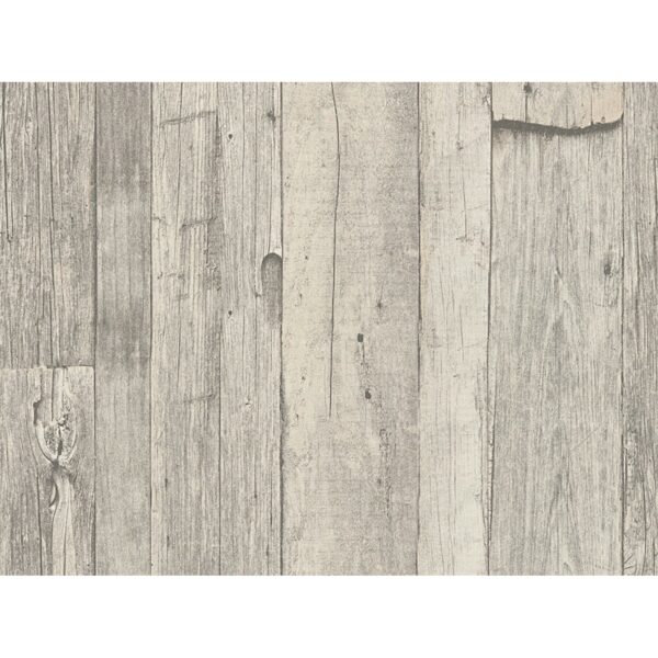 A.S. Creation Vliestapete Dekora Natur Holz Grau FSC®