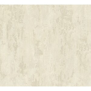 Vliestapete Trendwall 2 Uni Beige Creme Glänzend FSC®