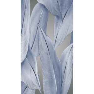 Erismann Digitaltapete Zooom Summer Leaves 270 cm x 150 cm Blau