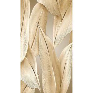 Erismann Digitaltapete Zooom Summer Leaves 270 cm x 150 cm Gold