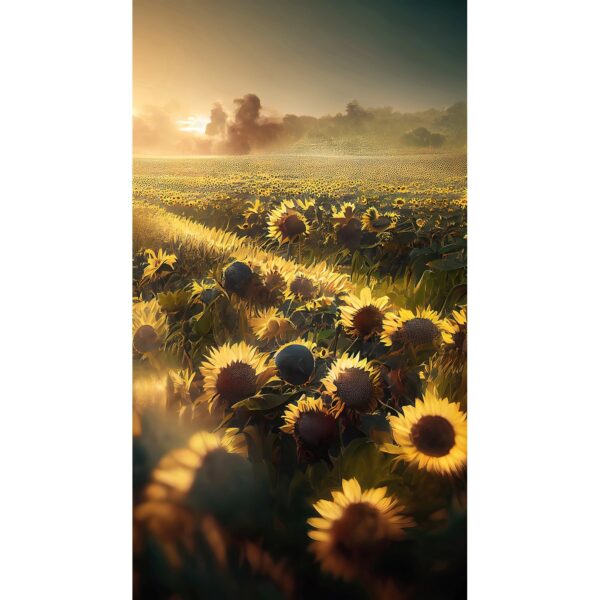 Erismann Digitaltapete Zooom Sunflowers 270 cm x 150 cm