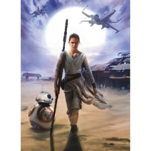 Komar Fototapete STAR WARS Rey 184 cm x 254 cm FSC®