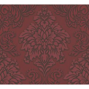 A.S. Creation Vliestapete Metropolitan Stories Lizzy London Damask Weinrot FSC®