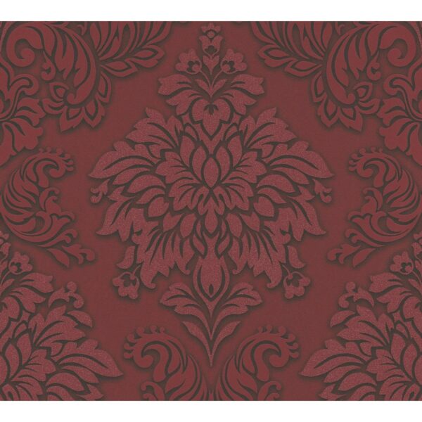 A.S. Creation Vliestapete Metropolitan Stories Lizzy London Damask Weinrot FSC®