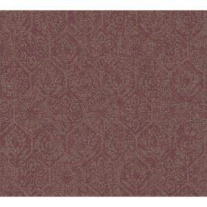 Vliestapete Orient Vintage Leicht Glänzend Leicht Strukturiert Metallic Rot FSC®