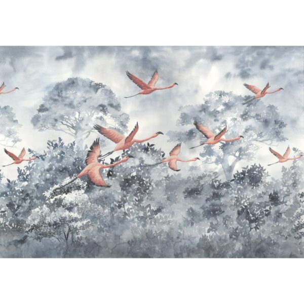 Komar Fototapete Vlies Flamingos in the Sky  400 x 280 cm