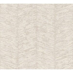 Vliestapete Geometrisch Glänzend Strukturiert Elfenbein Creme Beige FSC®