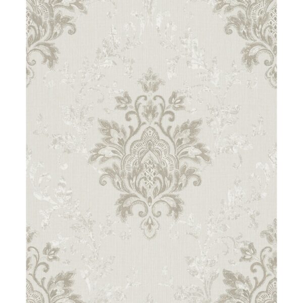 Marburg Vliestapete Villa Romana 53 Ornament Grau-Beige FSC®