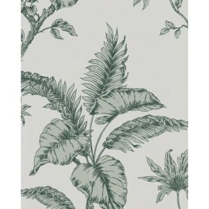 Schöner Wohnen Vliestapete Floral Grau-Beige FSC®