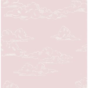 Vliestapete Superfresco Easy  Vintage Wolken Rosa