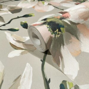 Marburg Vliestapete Flora 4 Beige Floral Natur FSC®