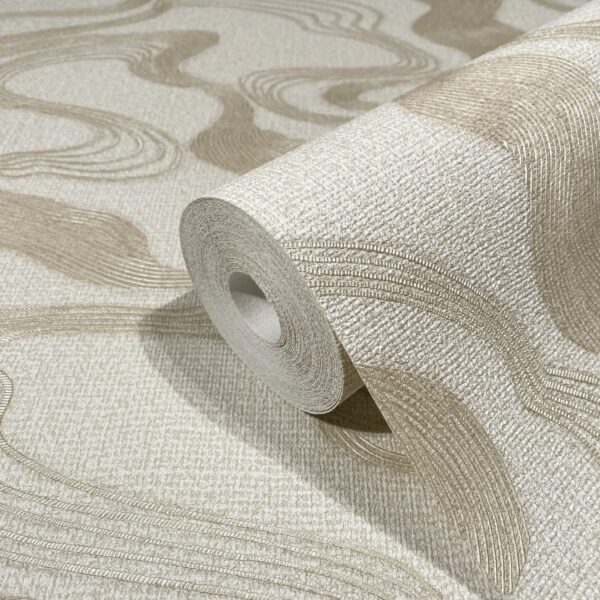 Marburg Vliestapete Kumano 6 Beige Grafisch Modern FSC®