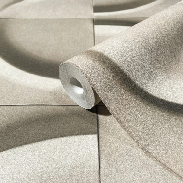 Marburg Vliestapete Grafisch Modern Grau-Beige FSC®