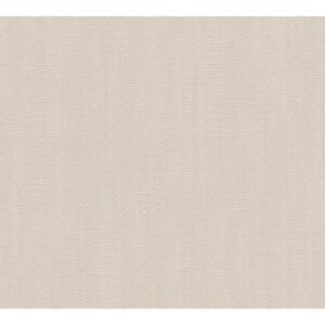 AS-Creation Vliestapete Attractive Uni Matt Leicht Strukturiert Dunkelbeige FSC®