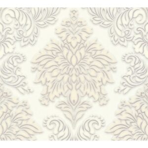 AS-Creation Vliestapete Metropolitan Stories Barock Ornamente Weiß Beige FSC®