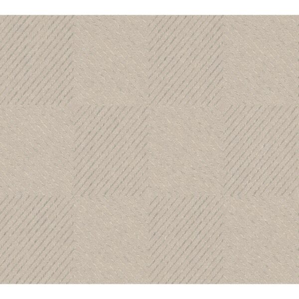 Vliestapete Metropolitan Stories Geometrisch Glanz Strukt. Beige Silber FSC®