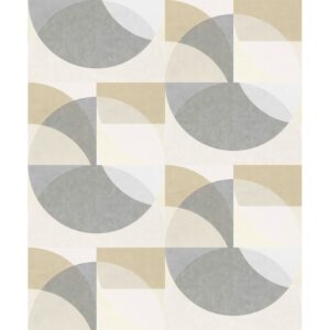 Erismann Vliestapete Elle Decoration Kreismotiv Beige FSC®