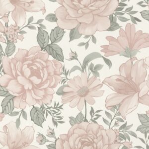 Rasch Vliestapete Bambino XIX 252439 Blumen Rosa 10