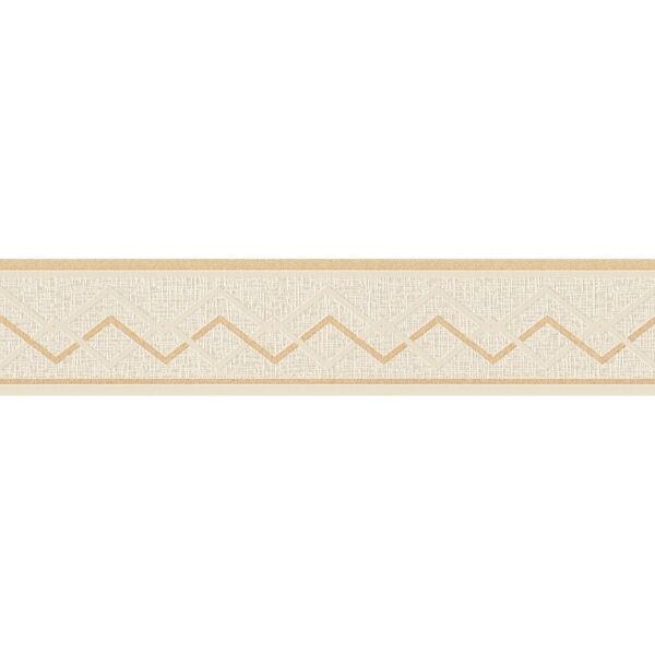 A.S. Création Borte selbstklebend Geometrisch 5 m x 13 cm Beige-Creme