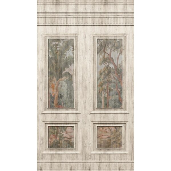 A.S. Création Vliestapete Wallpanel Kassettierung Wald Vintage