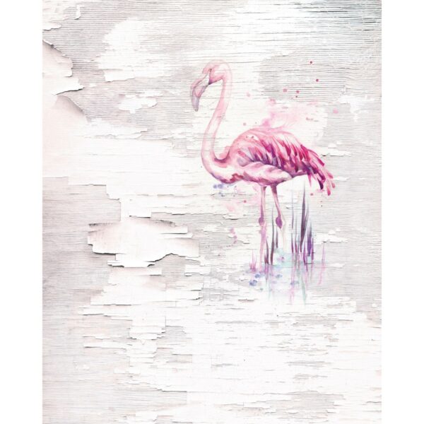 Komar Fototapete Vlies Pink Flamingo  200 x 250 cm