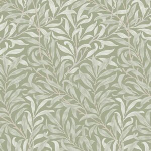 William Morris at Home Vliestapete Willow Bough 10 m x 52 cm Hell Grün FSC®