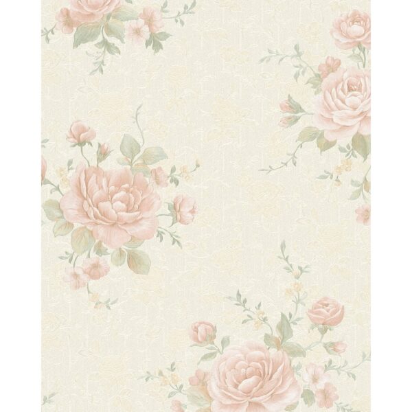 Marburg Vliestapete Floral Rosen Beige-Pearl 10