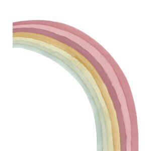 Rasch Digitaltape Bambino XIX 253269 Regenbogen Blassrosa 3 m x 2