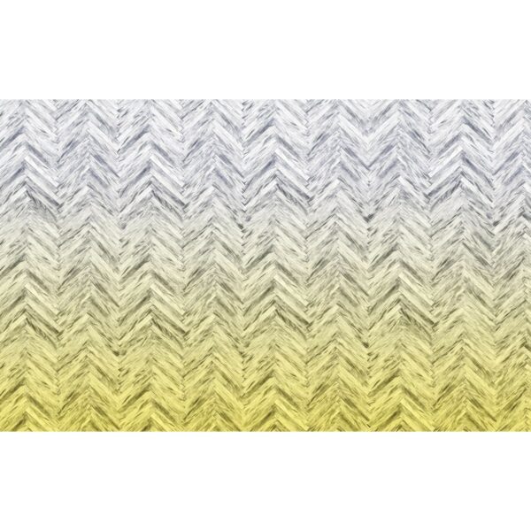 Komar Fototapete Vlies Herringbone Yellow  400 x 250 cm