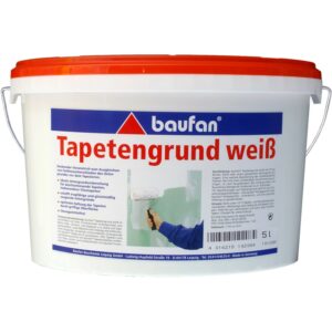 Baufan Tapetengrund Weiß 5 l