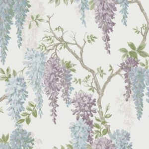 Laura Ashley Vliestapete Wisteria Garden Pale Iris 10